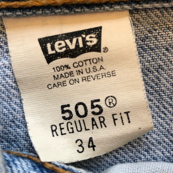 Levi’s Vintage 505 Cutoff Shorts sz 34 - Picture 5 of 5